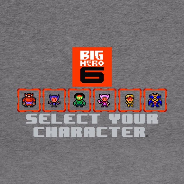 Big Hero 6 Select Screen by MastaKong19